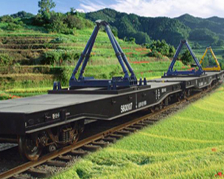 運(yùn)梁重型鐵路平車(chē)